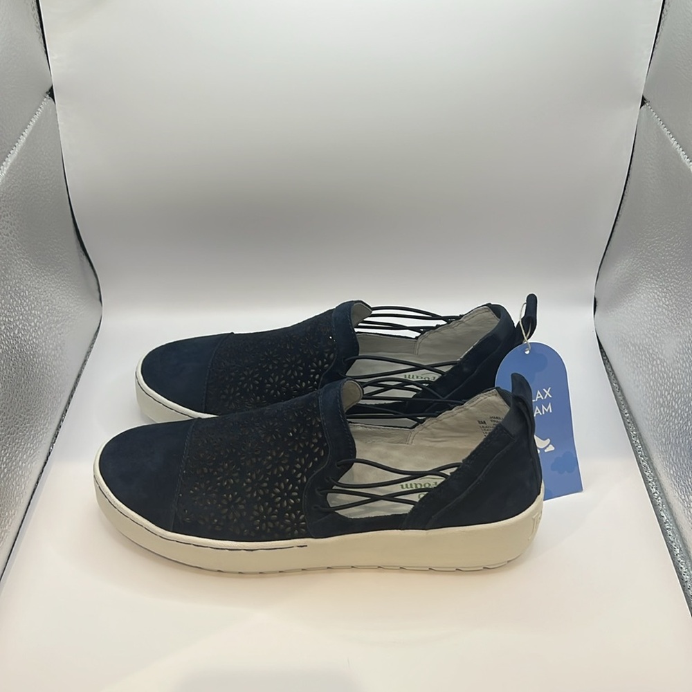 Jambu Shoes | Jambu  Erin Suede Casual Step - ln Sneaker Blue - Picture 2 of 11